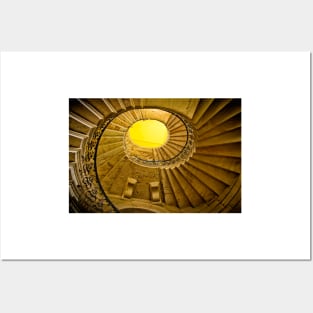 Spiral staircase Posters and Art